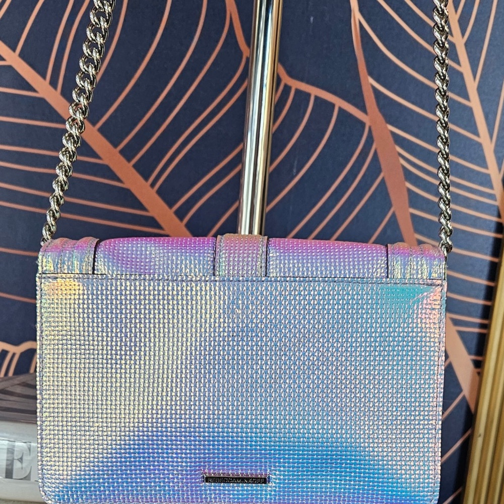 Rebecca Minkoff RARE Holographic Crossbody Bag - Picture 3 of 10
